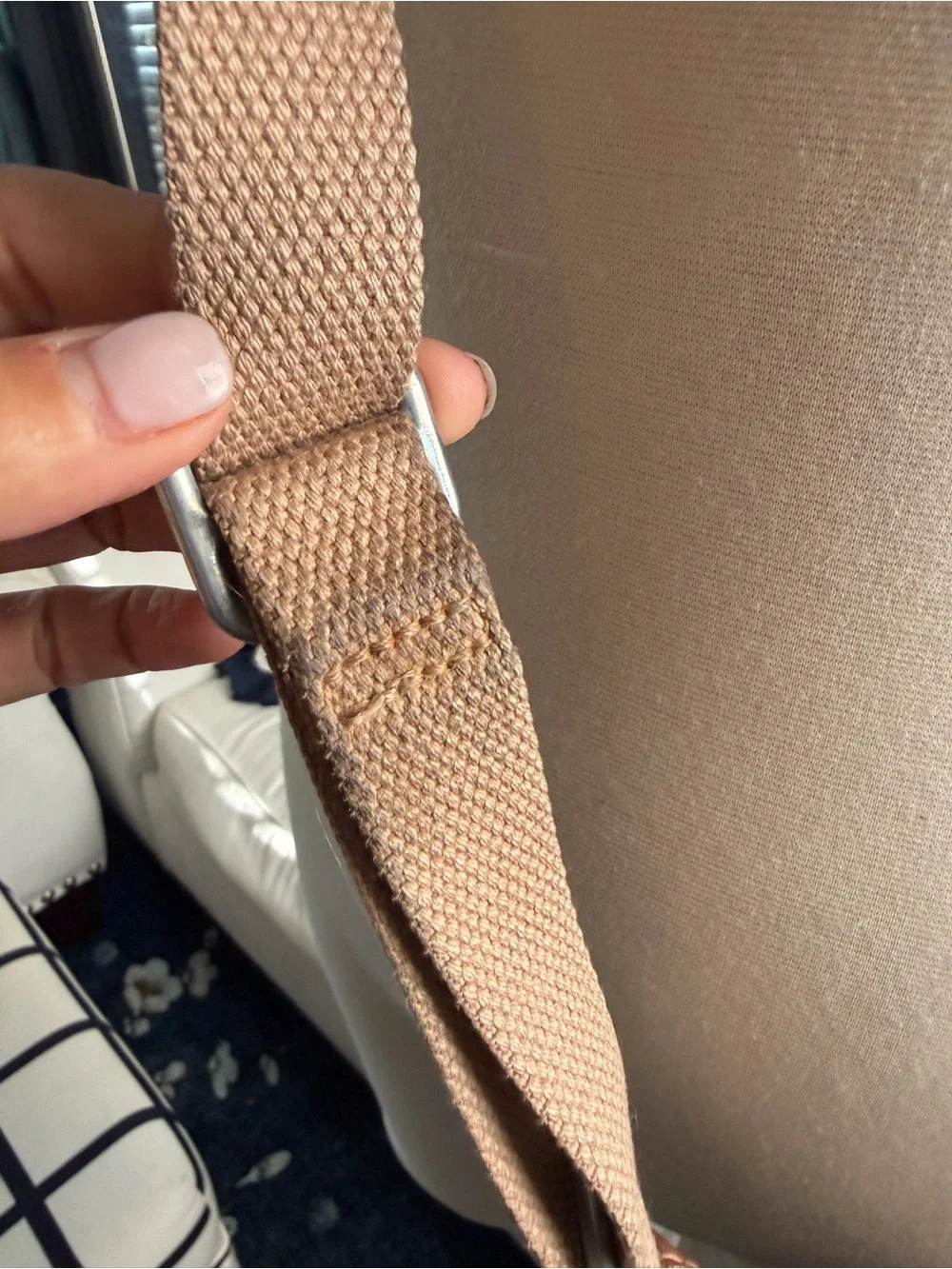 Women's Metallic Rose Crossbody Bag - Adjustable Strap